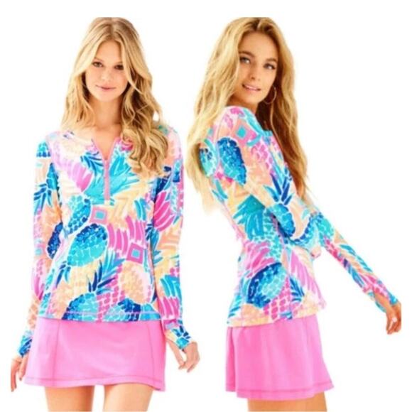 Lilly Pulitzer Tops - Lilly Pulitzer Luxletic UPF 50+ Kona Sunguard Goombay Smashed - Size: Small